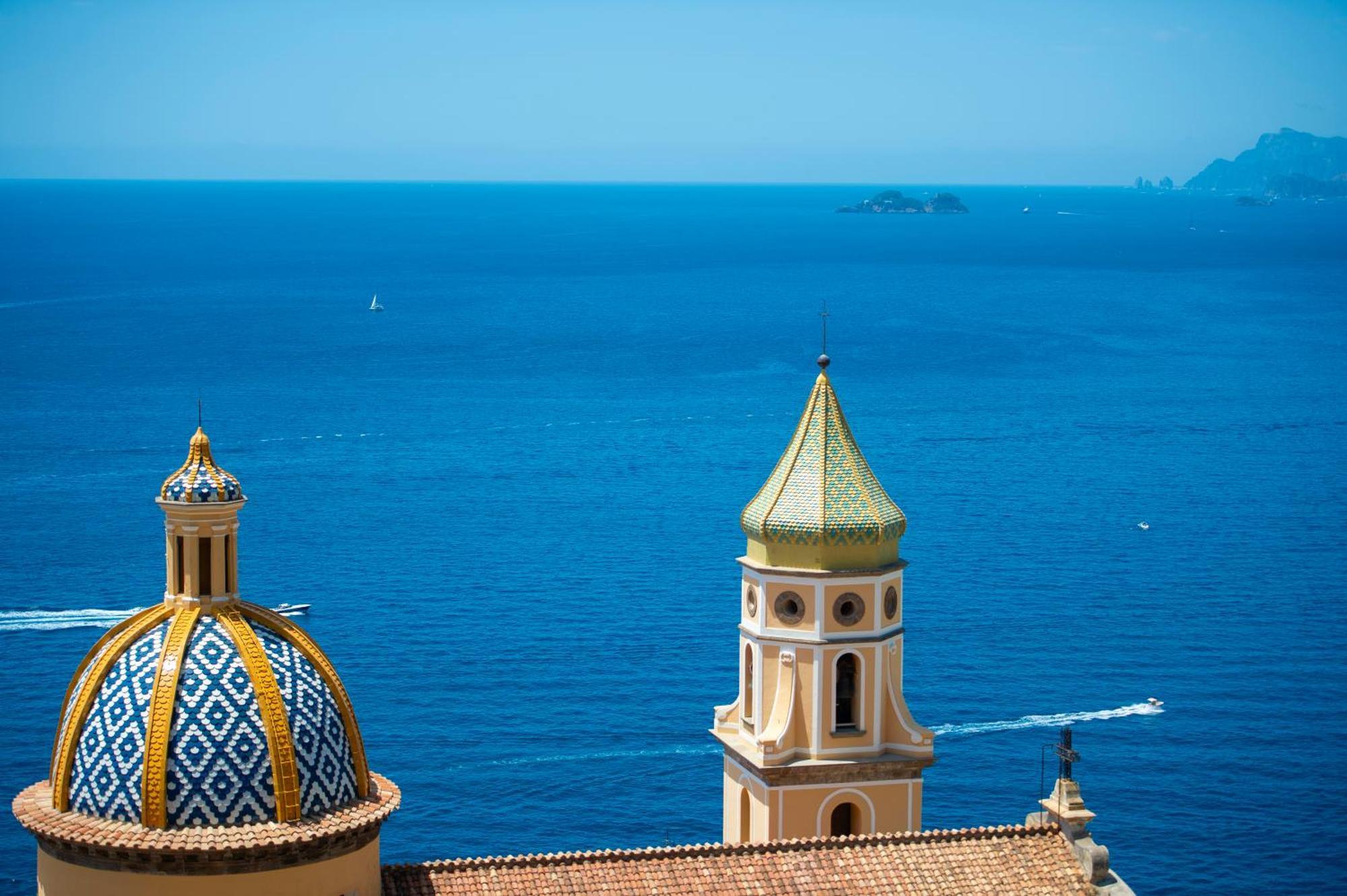 Casa Al Sole - La Terrazza Sul Mare Villa Praiano Bagian luar foto