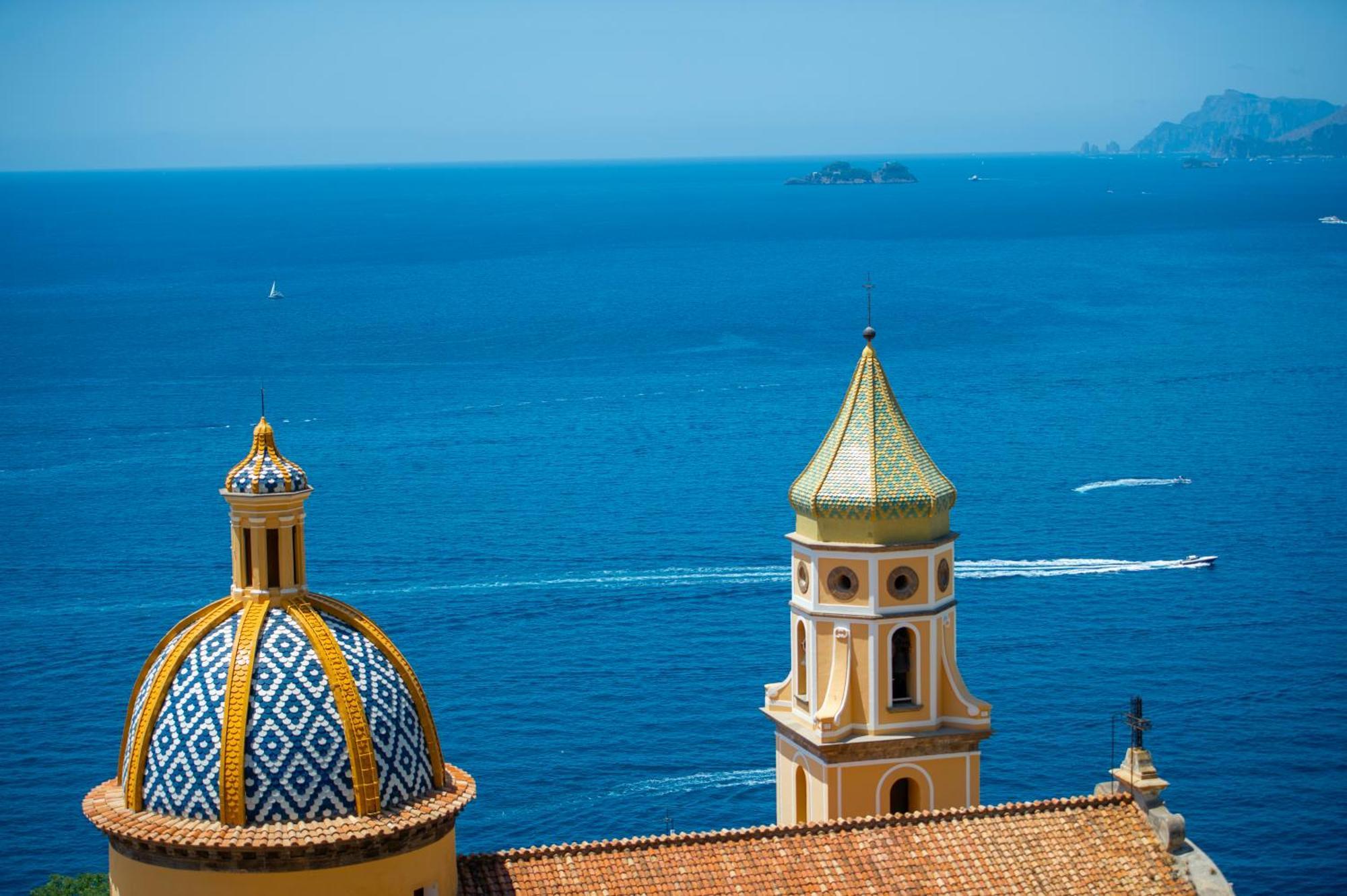 Casa Al Sole - La Terrazza Sul Mare Villa Praiano Bagian luar foto