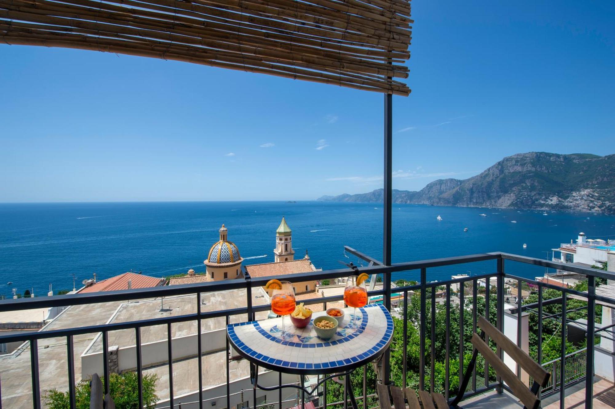 Casa Al Sole - La Terrazza Sul Mare Villa Praiano Bagian luar foto