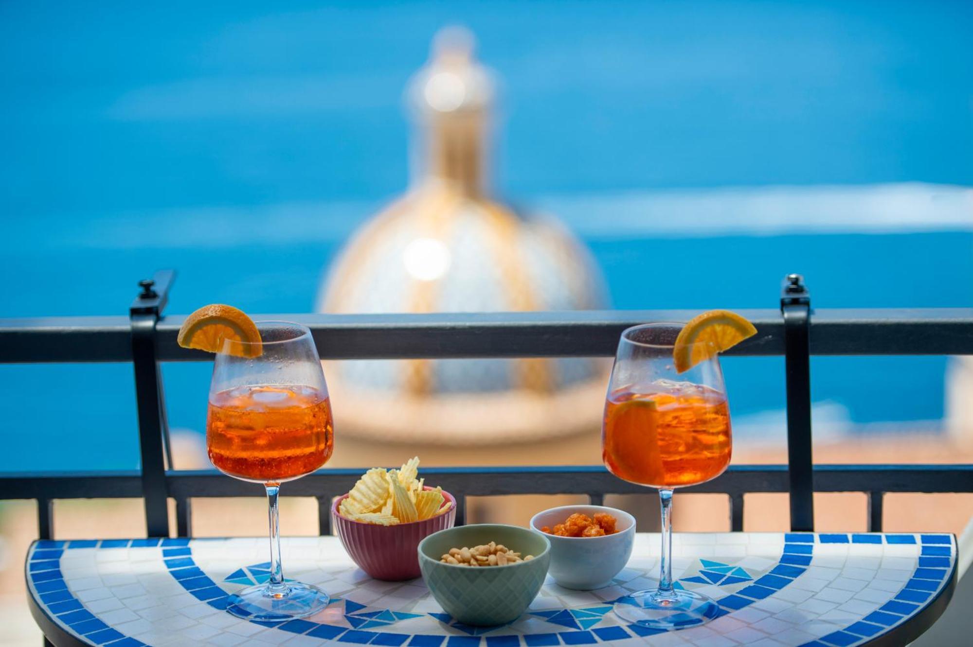 Casa Al Sole - La Terrazza Sul Mare Villa Praiano Bagian luar foto