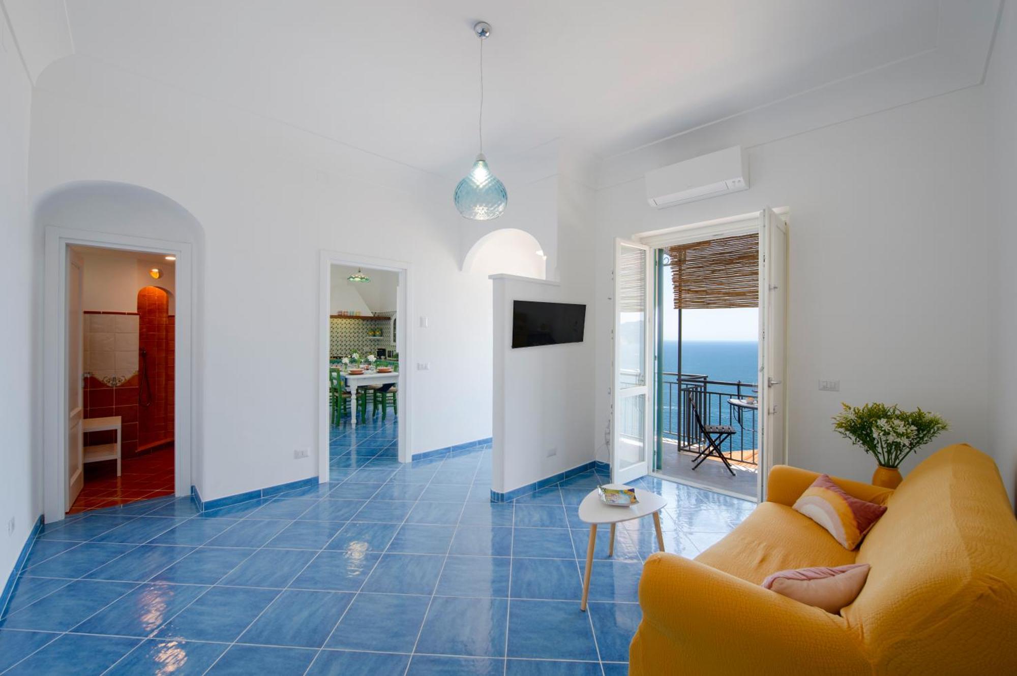 Casa Al Sole - La Terrazza Sul Mare Villa Praiano Bagian luar foto