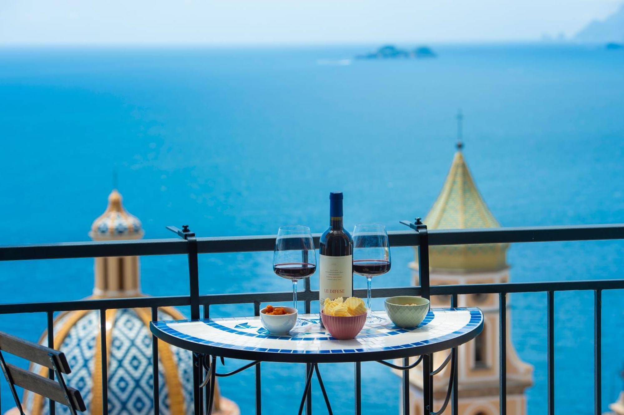 Casa Al Sole - La Terrazza Sul Mare Villa Praiano Bagian luar foto